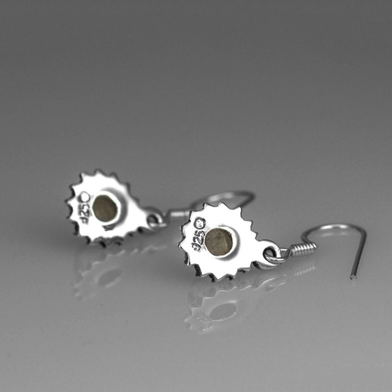 925 Sterling Silver Moonstone Designer Drop Dangle Earrings Gemstone Jewellery